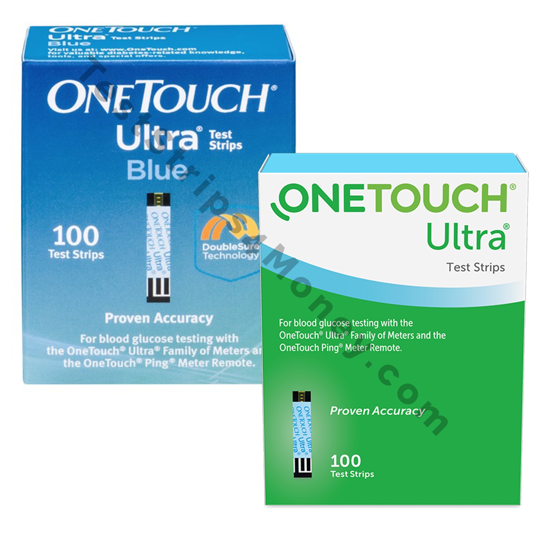 One Touch Ultra Blue 100 Count Retail Sell Diabetic Test Strips We