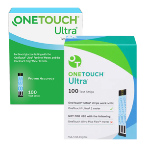 OneTouch Retail 100 count test strips