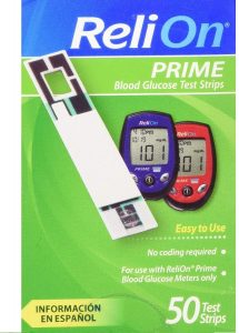 ReliOn Prime 50 test strips